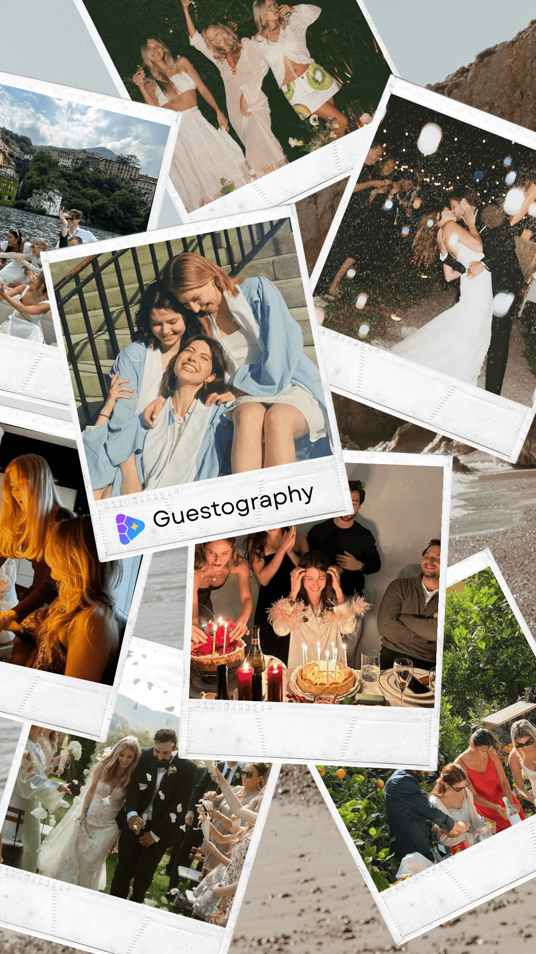 Beautiful wedding party on boat in Lake Como - real guest photos