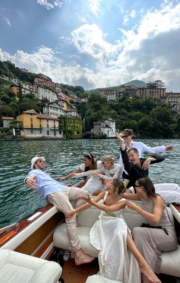 Family gathering with everyone capturing precious moments